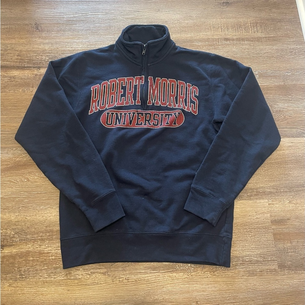 Robert Morris University Quarter Zip Crewneck Size Small